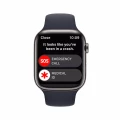Apple Watch Series 8 GPS + Cellular 45mm Graphite Stainless Steel Case with Midnight Sport Band_6