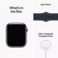 Apple Watch Series 8 GPS + Cellular 45mm Graphite Stainless Steel Case with Midnight Sport Band_9