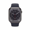 Apple Watch Series 8 GPS + Cellular 45mm Graphite Stainless Steel Case with Midnight Sport Band_2