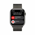 Apple Watch Series 8 GPS + Cellular 45mm Graphite Stainless Steel Case with Graphite Milanese Loop_6
