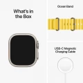 Apple Watch Ultra GPS + Cellular, 49mm Titanium Case with Yellow Ocean Band_8