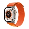 Apple Watch Ultra GPS + Cellular, 49mm Titanium Case with Orange Alpine Loop -&nbsp;Small_1