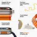 Apple Watch Ultra GPS + Cellular, 49mm Titanium Case with Orange Alpine Loop -&nbsp;Small_7