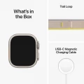 Apple Watch Ultra GPS + Cellular, 49mm Titanium Case with Yellow/Beige Trail Loop -&nbsp;S/M_8