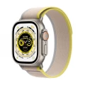 Apple Watch Ultra GPS + Cellular, 49mm Titanium Case with Yellow/Beige Trail Loop -&nbsp;S/M_1