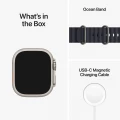 Apple Watch Ultra GPS + Cellular, 49mm Titanium Case with Midnight Ocean Band_8