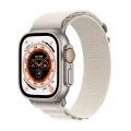 Apple Watch Ultra GPS + Cellular, 49mm Titanium Case with Starlight Alpine Loop - Medium_1
