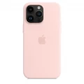 iPhone 14 Pro Max Silicone Case with MagSafe - Chalk Pink_4