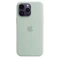iPhone 14 Pro Max Silicone Case with MagSafe - Succulent_1
