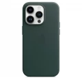 iPhone 14 Pro Leather Case with MagSafe - Forest Green_3