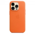 iPhone 14 Pro Leather Case with MagSafe - Orange_2