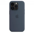 iPhone 14 Pro Silicone Case with MagSafe - Storm Blue_4