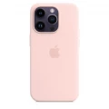 iPhone 14 Pro Silicone Case with MagSafe - Chalk Pink_1