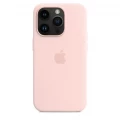 iPhone 14 Pro Silicone Case with MagSafe - Chalk Pink_4