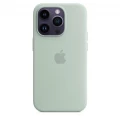 iPhone 14 Pro Silicone Case with MagSafe - Succulent_1