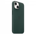 iPhone 14 Plus Leather Case with MagSafe - Forest Green_6