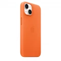 iPhone 14 Plus Leather Case with MagSafe - Orange_6