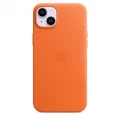 iPhone 14 Plus Leather Case with MagSafe - Orange_2
