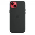 iPhone 14 Plus Silicone Case with MagSafe - Midnight_5