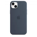iPhone 14 Plus Silicone Case with MagSafe - Storm Blue_4