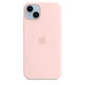 iPhone 14 Plus Silicone Case with MagSafe - Chalk Pink_1