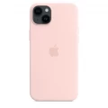 iPhone 14 Plus Silicone Case with MagSafe - Chalk Pink_3