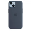 iPhone 14 Silicone Case with MagSafe - Storm Blue_1