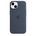 iPhone 14 Silicone Case with MagSafe - Storm Blue_4