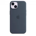 iPhone 14 Silicone Case with MagSafe - Storm Blue_2
