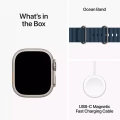 Apple Watch Ultra 2 GPS + Cellular, 49mm Titanium Case with Blue Ocean Band_9