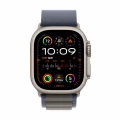 Apple Watch Ultra 2 GPS + Cellular, 49mm Titanium Case with Blue Alpine Loop - Medium_2