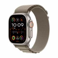 Apple Watch Ultra 2 GPS + Cellular, 49mm Titanium Case with Olive Alpine Loop - Small_1
