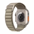 Apple Watch Ultra 2 GPS + Cellular, 49mm Titanium Case with Olive Alpine Loop - Medium_3