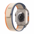 Apple Watch Ultra 2 GPS + Cellular, 49mm Titanium Case with Orange/Beige Trail Loop - S/M_3