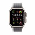 Apple Watch Ultra 2 GPS + Cellular, 49mm Titanium Case with Green/Grey Trail Loop - S/M_2