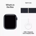 Apple Watch Series 9 GPS 41mm Midnight Aluminium Case with Midnight Sport Loop_10