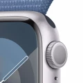 Apple Watch Series 9 GPS 41mm Silver Aluminium Case with Winter Blue Sport Loop_3
