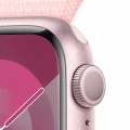Apple Watch Series 9 GPS 41mm Pink Aluminium Case with Light Pink Sport Loop_3