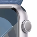 Apple Watch Series 9 GPS 45mm Silver Aluminium Case with Winter Blue Sport Loop_3