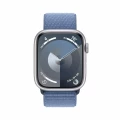 Apple Watch Series 9 GPS 45mm Silver Aluminium Case with Winter Blue Sport Loop_2