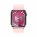 Apple Watch Series 9 GPS 45mm Pink Aluminium Case with Light Pink Sport Loop_2