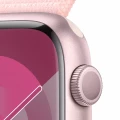 Apple Watch Series 9 GPS 45mm Pink Aluminium Case with Light Pink Sport Loop_3