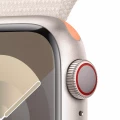 Apple Watch Series&nbsp;9 GPS + Cellular 41mm Starlight Aluminium Case with Starlight Sport Loop_3