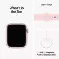 Apple Watch Series&nbsp;9 GPS + Cellular 41mm Pink Aluminium Case with Light Pink Sport Band - S/M_10