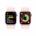 Apple Watch Series&nbsp;9 GPS + Cellular 41mm Pink Aluminium Case with Light Pink Sport Loop_8