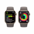 Apple Watch Series&nbsp;9 GPS + Cellular 41mm Gold Stainless Steel Case with Clay Sport Band - S/M_8