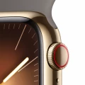 Apple Watch Series&nbsp;9 GPS + Cellular 41mm Gold Stainless Steel Case with Clay Sport Band - S/M_3