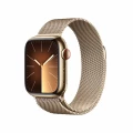 Apple Watch Series&nbsp;9 GPS + Cellular 41mm Gold Stainless Steel Case with Gold Milanese Loop_1
