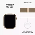 Apple Watch Series&nbsp;9 GPS + Cellular 41mm Gold Stainless Steel Case with Gold Milanese Loop_10