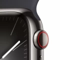 Apple Watch Series&nbsp;9 GPS + Cellular 41mm Graphite Stainless Steel Case with Midnight Sport Band - S/M_3